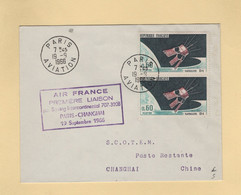 1ere Liaison Air France - Paris Changhai - 19 Septembre 1966 - Primi Voli