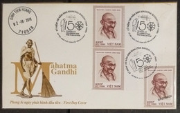 FDC Viet Nam Vietnam Cover With Perf, Imperf & Specimen Stamps 2019 : 150th Birth Anniversary Of Mahatma Gandhi (Ms1115) - Vietnam