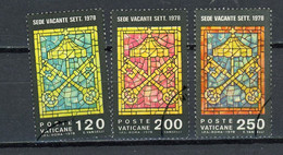 VATICAN: SIEGE VACANT - N° Yvert 659/661 Obli. - Used Stamps