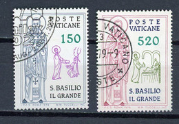 VATICAN: St BASILE LE GRAND -  N° Yvert  673+674 Obli. - Used Stamps