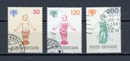 VATICAN: ANNÉE DE L'ENFANT -  N° Yvert 685+686+687 Obli. - Used Stamps