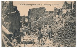 CPA -  ITALIE - MESSINA'S EARTHQUAKES 1908-1909 - Searching The Victims - Messina