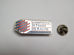 Beau Pin's , Auto , Championnat De France Des Rallyes , FFSA ,  Signé Logo Motiv - Rallye