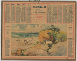 Almanach Des Postes Et Des Télégraphes. Année 1937. Almanach De La Loire-Inférieure - Grossformat : 1921-40