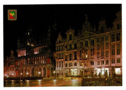 Belgique Bruxelles La Grand'place Et Maison Du Roi La Nuit - Brüssel Bei Nacht