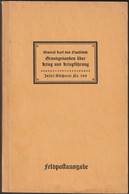 Allemagne 1943. Livre De Franchise Militaire Général Karl Von Clausewitz, Survivant De Waterloo. Livre Sur La Guerre - Napoléon