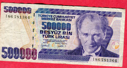 500000 Lires Rurs Neuf 2 Euros - Turquie