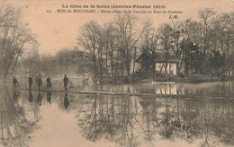 BOIS De BOULOGNE - Crue De La Seine 1910 - Rue Allant De La Cascade Au Pont De Suresnes - Arrondissement: 16