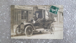 CARTE PHOTO - AUTOMOBILE VOITURE - TAXI - CHAUFFEUR - Taxis & Fiacres