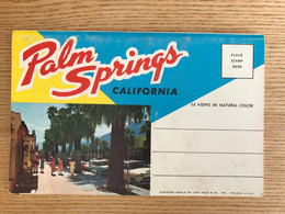 Carnet-Depliant-Greetings From Palm Springs      L1744 - Palm Springs