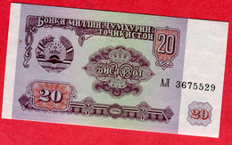 20 Rouble 1994 Neuf 3 Euros - Tajikistan