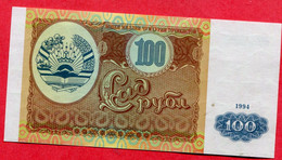 100 Rouble 1994 Neuf 3 Euros - Tayikistán