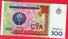 500 Sum 1999 Neuf 3 Euros - Ouzbékistan