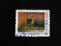 FRANCE MONTIMBRAMOI COLLECTOR OBLITERE - CERF BICHE DEER STAG LA SOLOGNE - Collectors