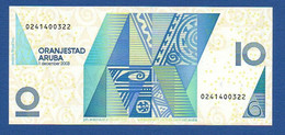 ARUBA - P.16a – 10 FLORIN 01.12.2003 UNC, Serie N. 0241400322 - Aruba (1986-...)