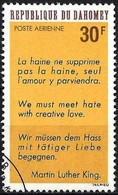 Dahomey 1968 - Mi 346 - YT Pa 75 ( Martin Luther King : Déclaration ) Airmail - Martin Luther King