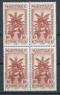 Martinique YT Taxe 23 En Bloc De 4 Neuf Sans Charnière XX MNH - Postage Due