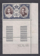 MONACO - PA N° 65 - MARIAGE PRINCIER - DATE - NEUF SANS CHARNIERE - Neufs