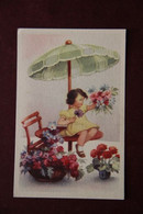 Petite Fille Sous Un Parasol - 1900-1949