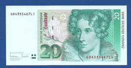 FEDERAL REPUBLIC OF GERMANY - P.39b – 20 Deutsche Mark 01.10.1993 UNC, Serie GD4355467L1 - 20 DM