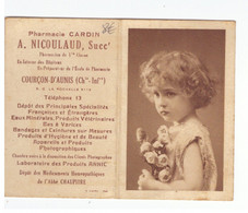 PHARMACIE CARDIN  A. NICOULAUD SUCC   COURCON-D'AUNIS  CARENTE MARITIME   1933 - Petit Format : 1921-40