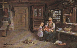 AK Heyermans - Blümchen Fürs Brüderchen - Feldpost Reserve Lazarett München P. - Ca. 1915  (61238) - Peintures & Tableaux
