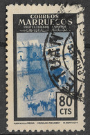 Spanish Morocco 1955 80C. Michel 392. Tetuan Postmark - Marruecos Español