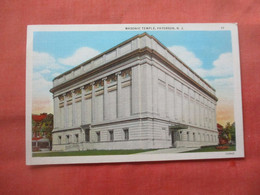 Masonic. Temple    Paterson   New Jersey            Ref 5730 - Paterson