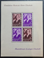 BELGIUM 1937 - MNH - Block "Fondation Musicale Reine Elisabeth" - Unused Stamps