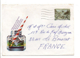 AUTRICHE ENTIER LETTRE POUR LA FRANCE - 2001-10 Cartas