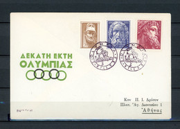 Delcampe - Z8-6 Grece FDC Sur Les Jeux Olympiques, Sport ...   A Saisir  !!! - FDC