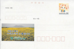 Delcampe - Le Chat - COREE Du SUD - KOREA - Entier 80 - Minou - Noeud Papillon - Cat - Kat - - Corée Du Sud