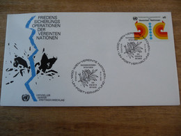 (6) UNITED NATIONS -ONU - NAZIONI UNITE - NATIONS UNIES * FDC 1980 * FRIEDENS SICHERUNGS DER VEREINTEN NATIONEN - Cartas & Documentos