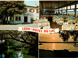 Léon * Hôtel Du Lac * Cp 4 Vues Souvenir - Andere & Zonder Classificatie