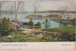 CANADA -  Entrance To North West Arm HALIFAX -  1905 Postmark To UK - Halifax