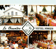 Vittel * Hôtel Restaurant La Chaumière * Souvenir CP 4 Vues * 196 Rue Jeanne D'arc , Restaurant Noël BRUNOT - Contrexeville