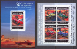 STA674 Guinea 2014 MNH 2 Sheets High CV Transport Cars Horse Ford Mustang - Cars