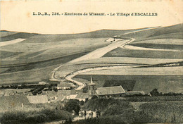 Escalles * Route Et Vue Sur Le Village * Environs De Wissant - Andere & Zonder Classificatie