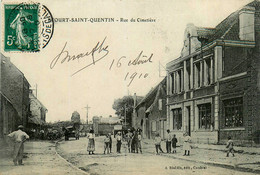 Ecourt St Quentin * La Rue Du Cimetière * Commerces Magasins * Villageois - Other & Unclassified