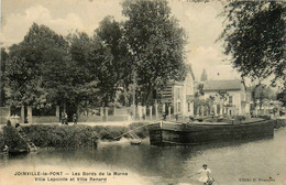 Joinville Le Pont * Les Bords De La Marne * La Villa LAPOINTE Et Villa RENARD * Péniche Batellerie - Joinville Le Pont