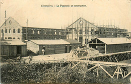 Chennevières * La Papeterie En Construction * Usine Industrie Papier - Chennevieres Sur Marne
