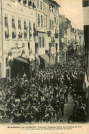 Beaumont De Lomagne * La Fête De L'inauguration Du Chemin De Fer * 6 Septembre 1904 * Arrivée Ministre * Pompiers - Beaumont De Lomagne