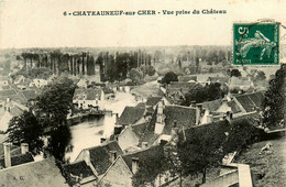 Châteauneuf Sur Cher * Vue Du Village Prise Du Château - Chateauneuf Sur Cher