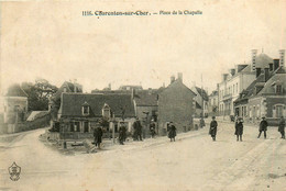 Charenton Sur Cher * Rue Et La Place De La Chapelle * Villageois - Other & Unclassified