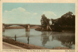 Pontailler Sur Saône * Le Pont Sur La Grande Saône * Pêcheurs Pêche à La Ligne - Sonstige & Ohne Zuordnung