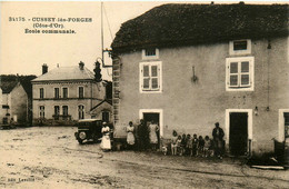 Cussey Les Forges * Place De L'école Communale * Villageois - Autres & Non Classés