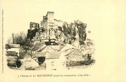 La Rochepot * Vue Sur Le Château Avant La Restauration - Sonstige & Ohne Zuordnung