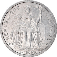 Monnaie, French Polynesia, 2 Francs, 1999, Paris, TTB, Aluminium, KM:10 - Frans-Polynesië