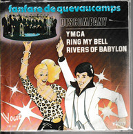 Vinyle SP 45t  7".FANFARE DE QUEVAUCAMPS.   Discompany / Discoparade.  Date:sans.  N°VB 593.  état:EXC - Strumentali