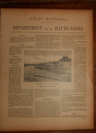 Département De La Haute Saône. 1896 - Franche-Comté